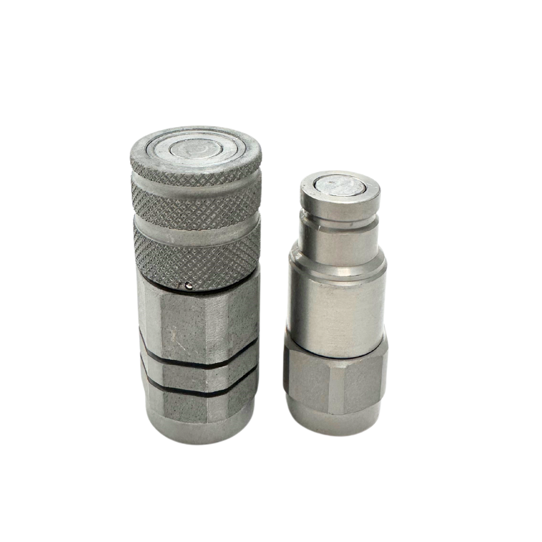 3/8" Flat Face Quick Coupler Set (Q/COUPSETFF.375-ORB)