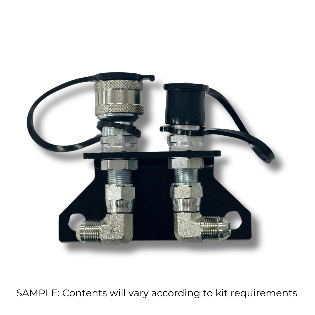 Third Function Valve Kit for Kioti KL5521 Cab or No Cab on DK20 Series Tractors. No W. R. Long Handle, Relay Pack Included for use with Factory Handle. (VKKIKL5521-HN)