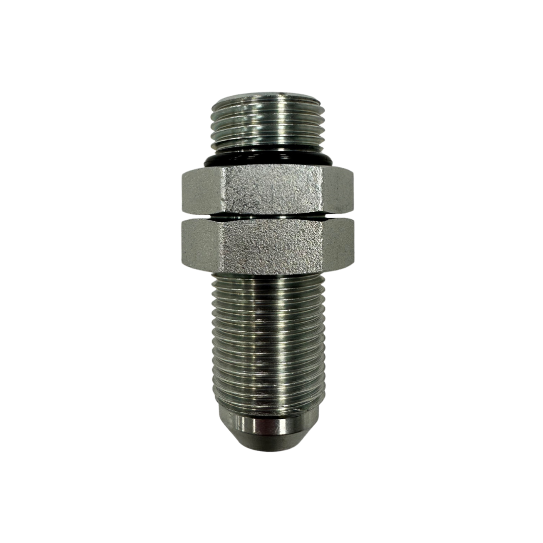 2764LN-08-08 1/2" Male JIC x 1/2" Male O-Ring Boss Bulkhead