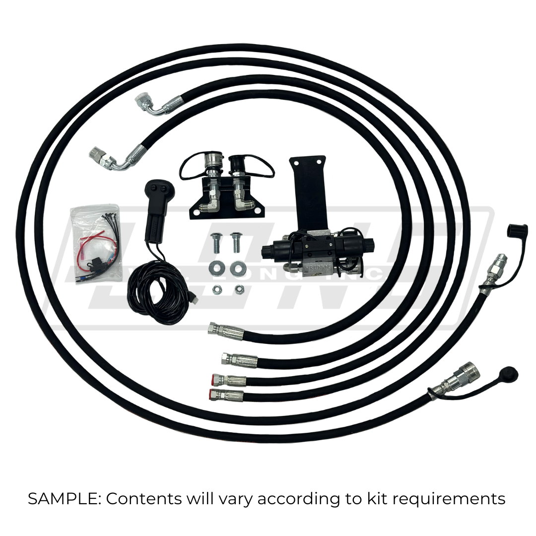 Third Function Valve Kit for Mahindra 6075L and 6075CL. Loader made in Mexico.  Cab or No Cab.  No W. R. Long Handle, Relay Pack Included for use with Factory Handle. (VKMH6075-MX-HN)